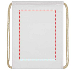 Oregon 140 g/m² cotton drawstring bag 5L 4