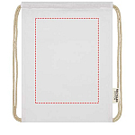 Oregon 140 g/m² GRS recycled cotton drawstring bag 3