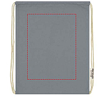 Oregon 140 g/m² GRS recycled cotton drawstring bag 3