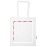Madras Blend 140 g/m² GRS recycled cotton tote bag 7L 4