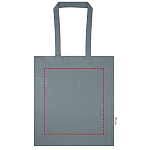 Madras Blend 140 g/m² GRS recycled cotton tote bag 7L 4