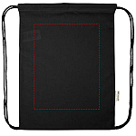 Oregon Blend 140 g/m² GRS recycled drawstring bag 5L 4
