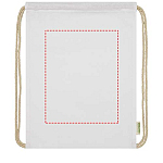 Odisha 140 g/m² OCS organic drawstring bag 5L 4