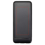 Adhil 10.000 mAh 10W recycled plastic power bank with 2 built-in cables 4