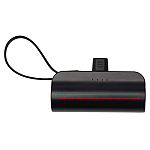 Alnair 5000 mAh 10W recycled plastic Type-C power bank with built-in flip stand and 2-in-1 cable 4