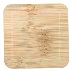Ambra square glass candle with bamboo lid 4