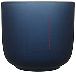 Male wooden serving tray and glass cups with matt finish set 4