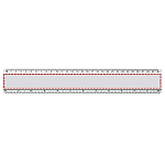 Ellison 30 cm plastic insert ruler 4
