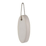 Oval floating pu key ring 3