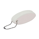 Oval floating pu key ring 1