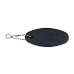 Oval floating pu key ring 2