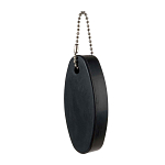 Oval floating pu key ring 3