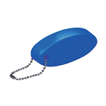 Oval floating pu key ring 1