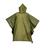 Water-resistant pvc (400 g) poncho, supplied in a bag. one size 2