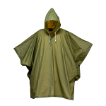 Water-resistant pvc (400 g) poncho, supplied in a bag. one size 1