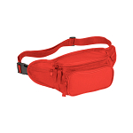 600d polyester 5-pocket waist bag with adjustable waist strap and clip closure 1