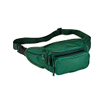 600d polyester 5-pocket waist bag with adjustable waist strap and clip closure 1