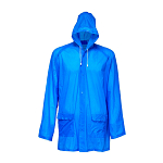 Embossed pvc (200 g) raincoat, supplied in a pocket-sized bag. one size 1