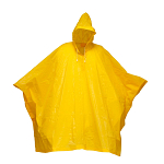 Water-resistant, embossed pvc (260 g) poncho, supplied in a transparent bag. one size 1