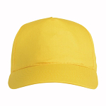 Cotton 5-panel cap with 2 mm-thick visor, embroidered eyelets and adjustable velcro strap 2