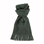 Fleece scarf with tassels 1