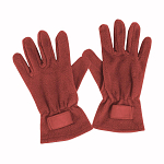 Women fleece gloves with customizable label 1