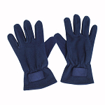 Women fleece gloves with customizable label 1