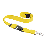 Lanyard with snap hook, safety release and key release clasps 1