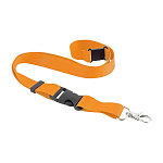 Lanyard with snap hook, safety release and key release clasps 1