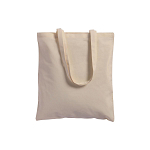 280 g/m2 canvas shopping bag, long handles, natural color 2