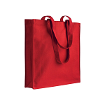 280 g/m2 canvas shopping bag, long handles and gusset 1