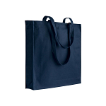 280 g/m2 canvas shopping bag, long handles and gusset 1