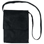 Stitched 80 g/m2 non-woven fabric haversack shoulder bag with gusset 2