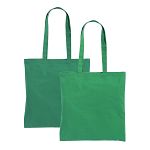 220 g/m2 cotton shopping bag, long handles - different shades within the same batch 3