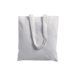 Carrying/shopping bag with gusset and long handles 2