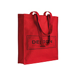 220 g/m2 cotton shopping bag, long handles and gusset 4