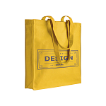 220 g/m2 cotton shopping bag, long handles and gusset 4