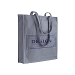 220 g/m2 cotton shopping bag, long handles and gusset 4