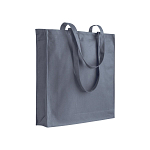 220 g/m2 cotton shopping bag, long handles and gusset 1