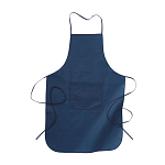 Non-woven fabric (80 g/m2) long cooking apron with front pocket, 60 x 90 cm 1