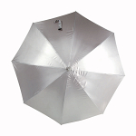 Automatic umbrella with aluminium shaft, ferrule and curved handle 2
