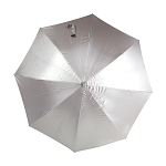 Automatic umbrella with aluminium shaft, ferrule and curved handle 2