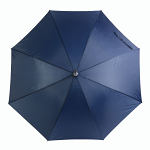 Solid-colour automatic umbrella with aluminium shaft, ferrule and curved handle 2