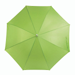 Solid-colour automatic umbrella with aluminium shaft, ferrule and curved handle 2