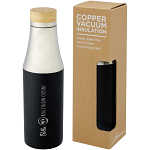 Hulan 540 ml copper vacuum insulated stainless steel bottle with bamboo lid 3
