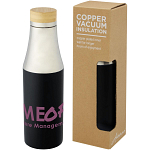 Hulan 540 ml copper vacuum insulated stainless steel bottle with bamboo lid 4