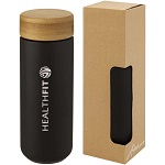 Lumi 300 ml ceramic tumbler with bamboo lid 4
