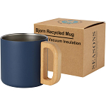 Bjorn 360 ml RCS certified recycled stainless steel mug with copper vacuum insulation 1