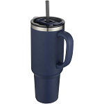 Sydney 1200 ml double wall RCS certified copper vacuum insulated tumbler with straw 1