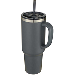 Sydney 1200 ml double wall RCS certified copper vacuum insulated tumbler with straw 1